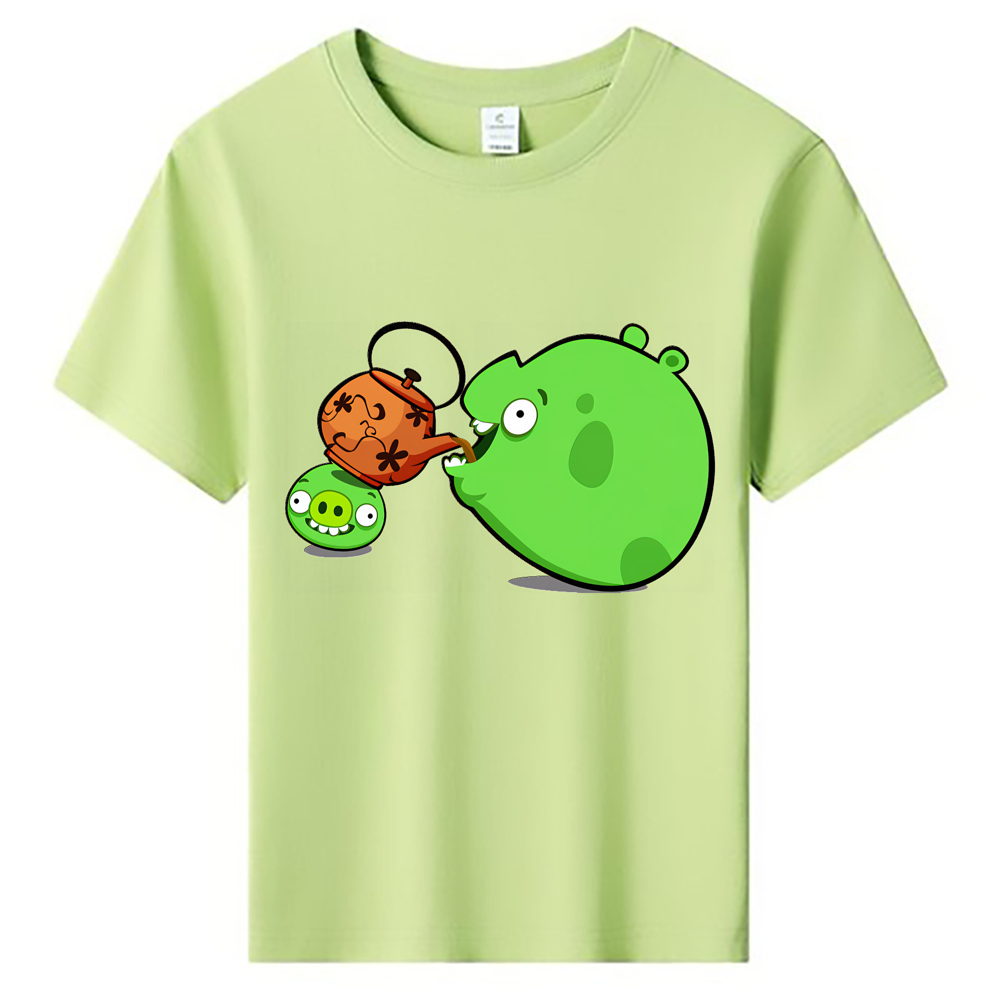 （画像用） Angry Birds アングリーバード 綿100％キッズTシャツ（フロントプリント）